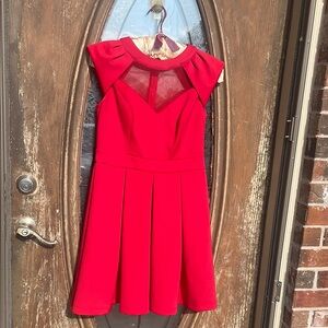 Like New Hailey Adrianna Papell Red Party dress! 8